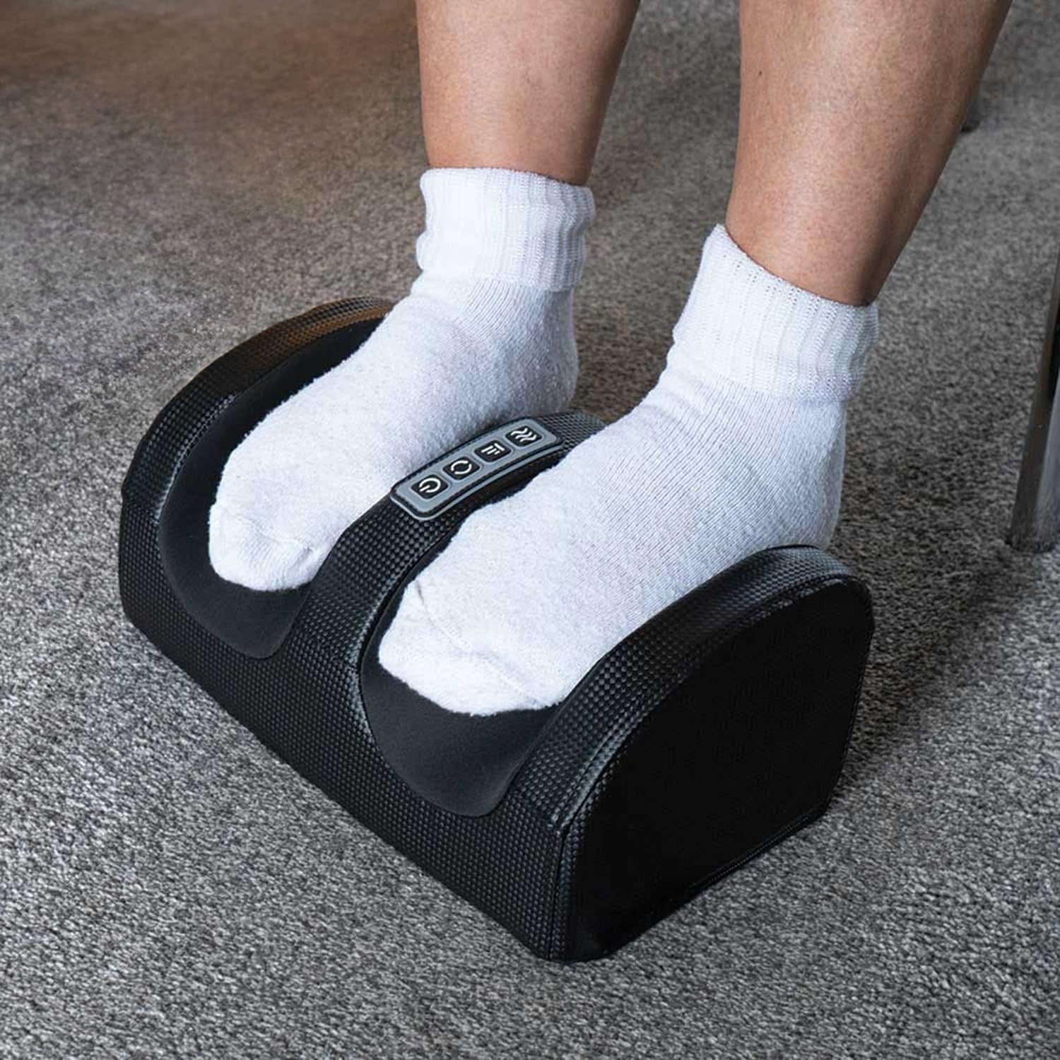 Shiatsu Foot Massager Heat Multi-Speed Auto Shut-Off Pain Relief