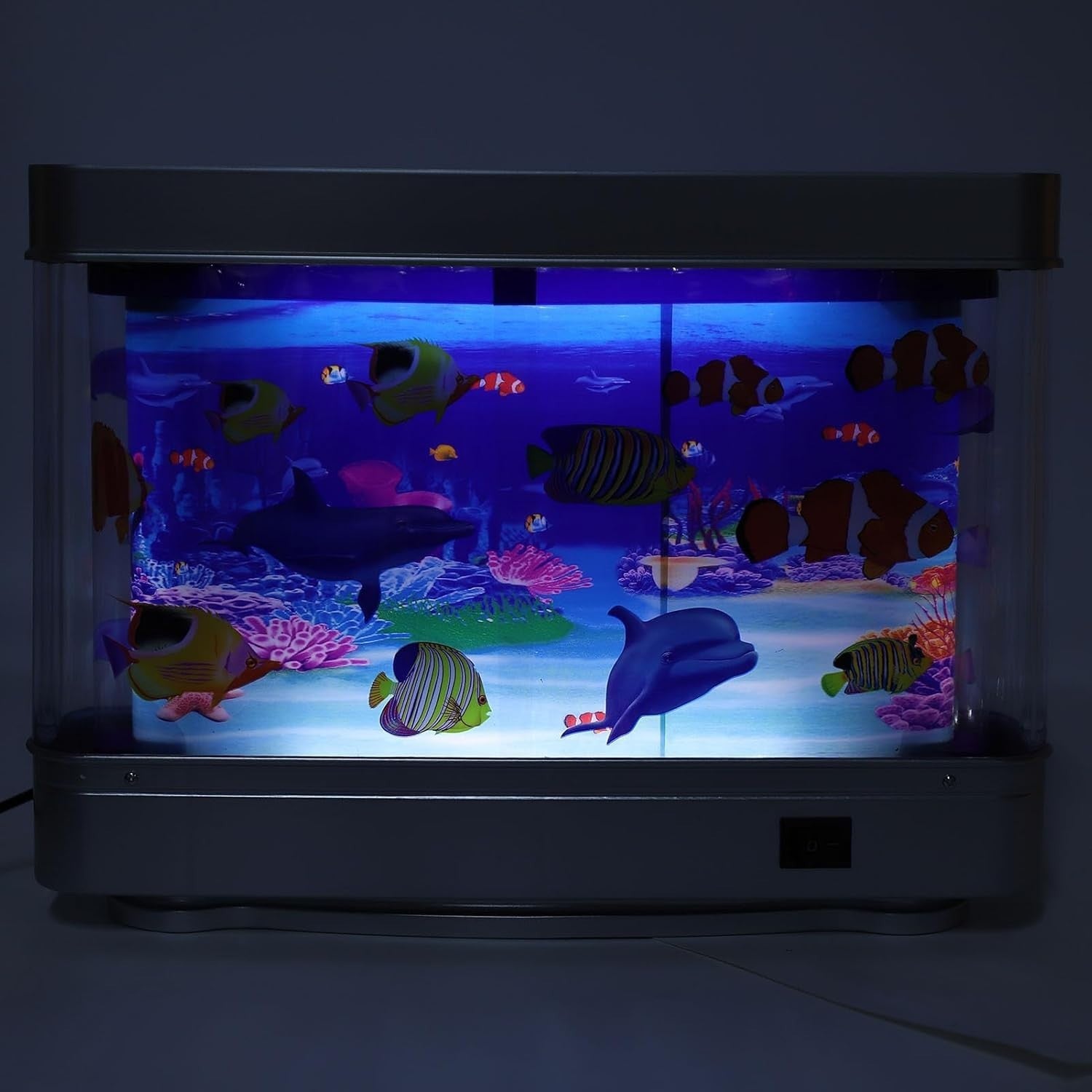 Mini Moving Fish Tank Lamp with USB Night Light – Sensory Relaxation