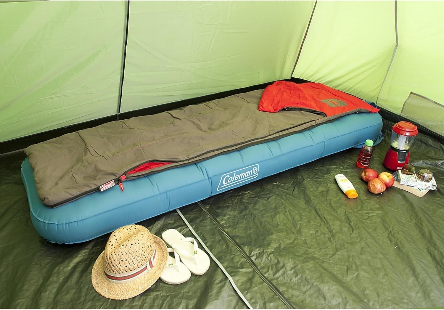 Single Inflatable Air Mattress Camping Bed Blow-Up Guest Mattress Portable