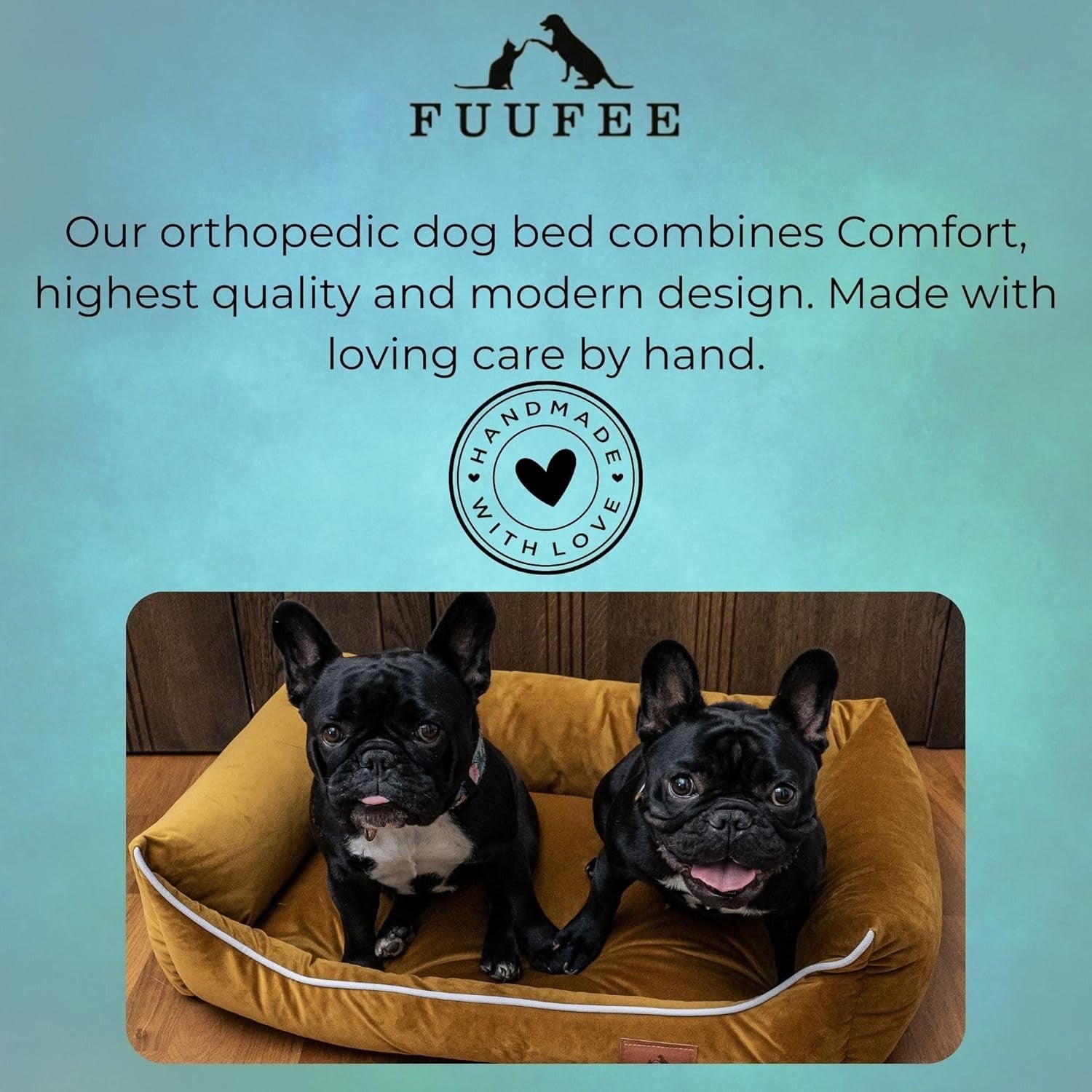 Luxury Dog Bed 100x80cm Orthopedic Washable Sofa