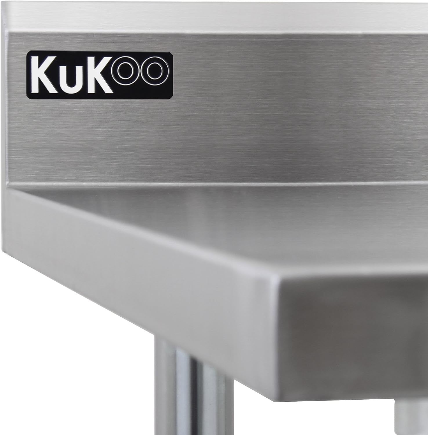 5FT Stainless Steel Catering Prep Table With Overshelf 350kg Heavy Duty Bench