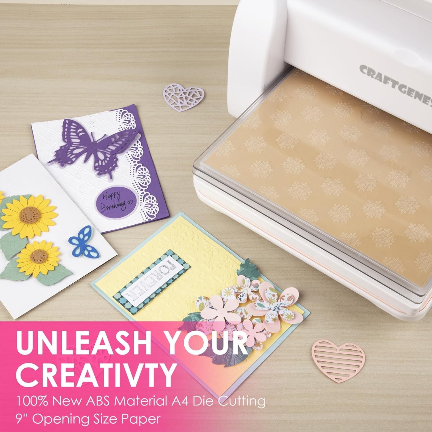 Manual Die Cutting & Embossing Machine 9” A4 Scrapbooking Craft Kit
