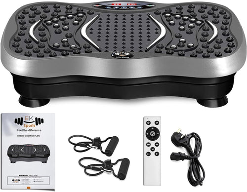 Vibration Plate Exercise Machine 99 Levels Bluetooth Quiet Home Trainer