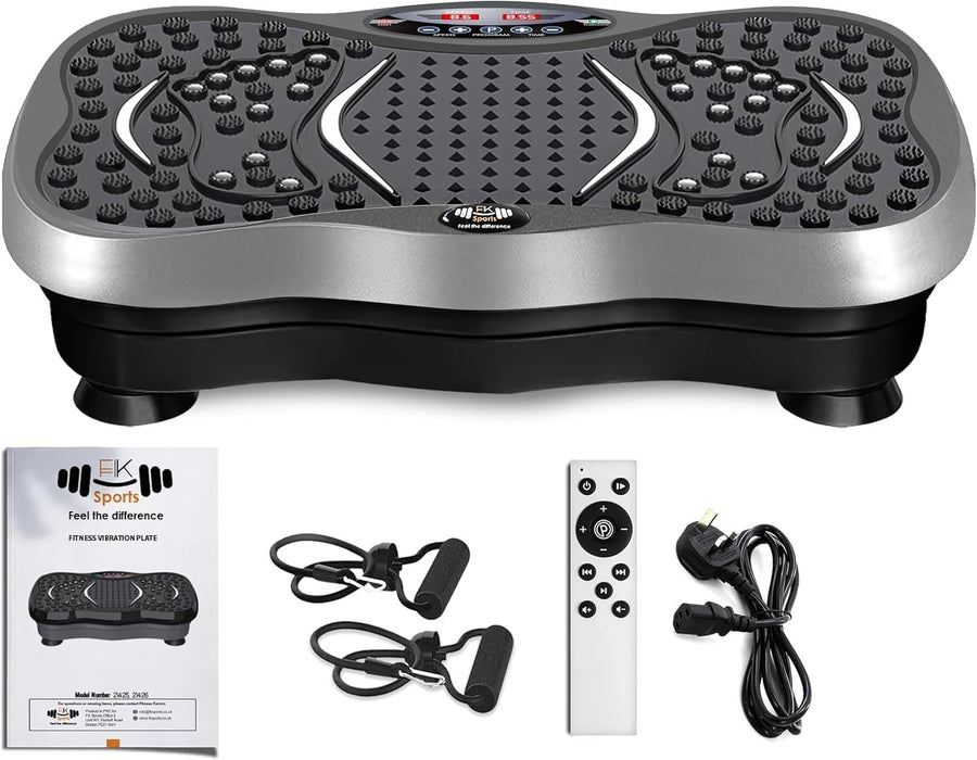 Vibration Plate Exercise Machine 99 Levels Bluetooth Quiet Home Trainer