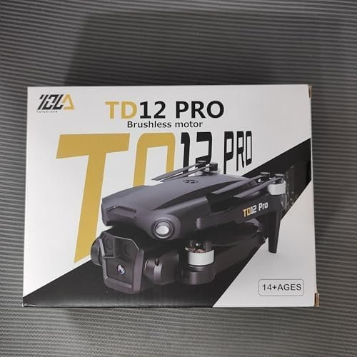 4K Camera Drone for Adults, Foldable Brushless Motor, 3 Speeds, Carry Case