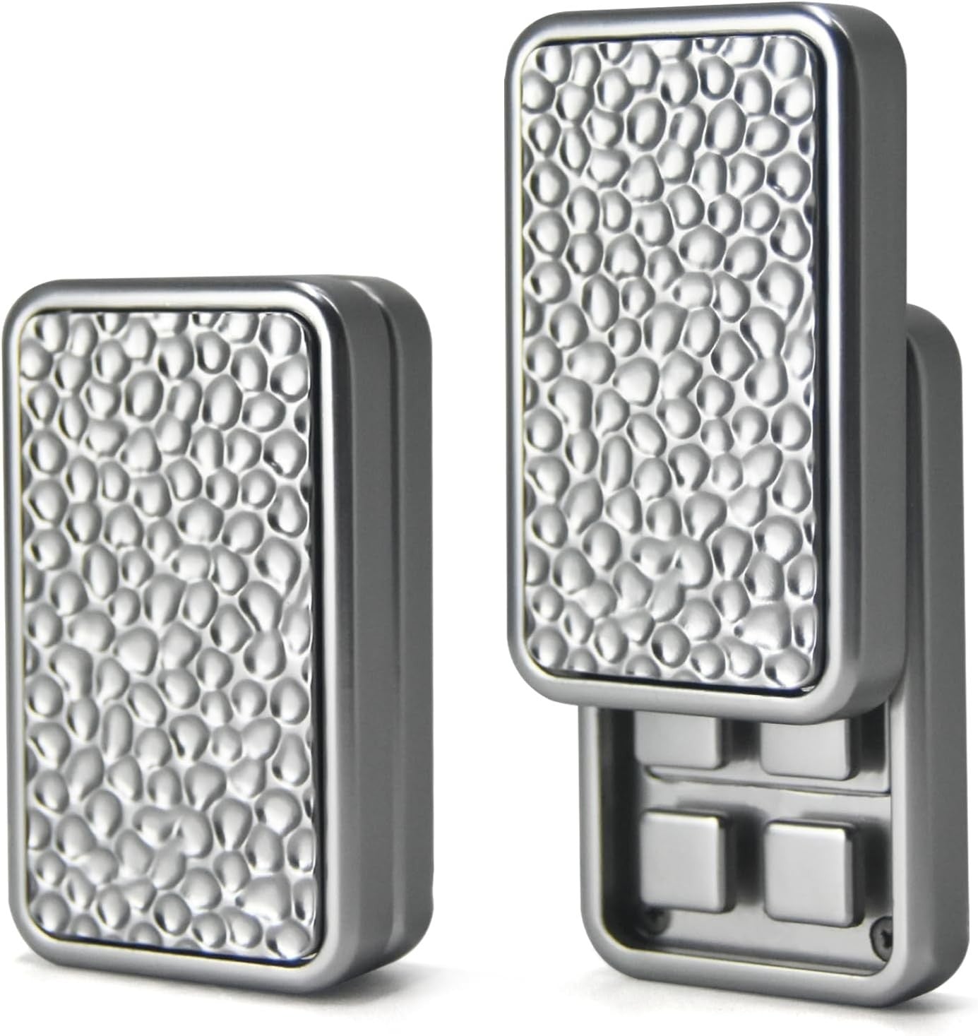 Silver Multi Direction Fidget Slider Alloy Clicker Stress EDC
