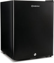 40L Mini Fridge Lockable Quiet Bedroom Hotel Frost Free Black