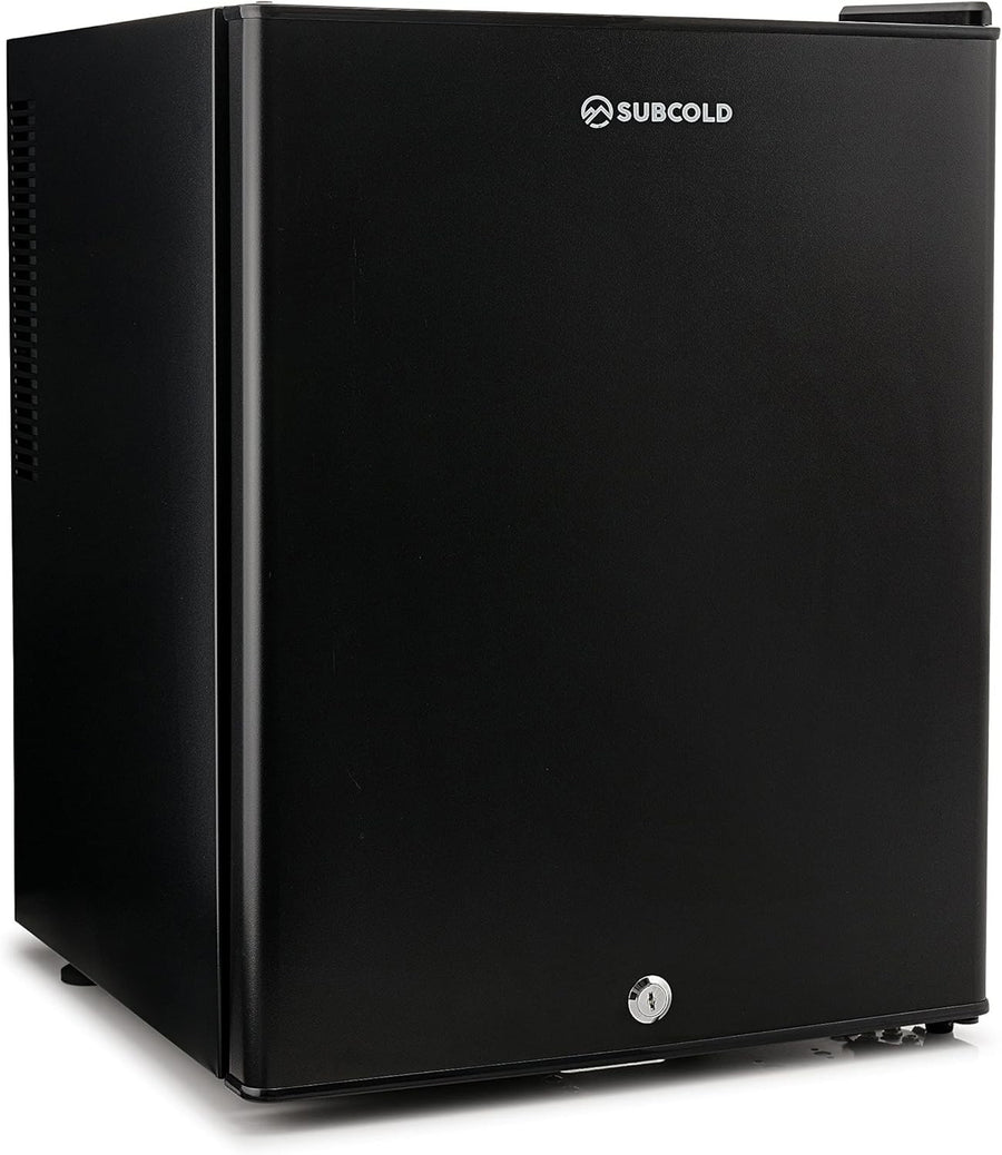 40L Mini Fridge Lockable Quiet Bedroom Hotel Frost Free Black