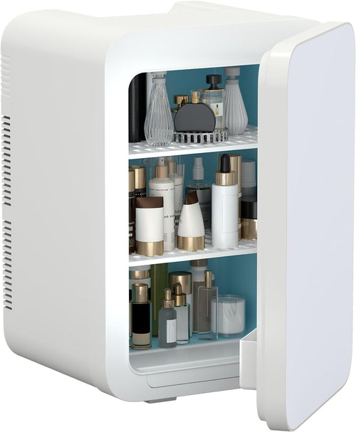20L Mini Fridge Portable AC/DC Cooler Warmer Skincare Drinks White