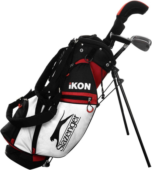 Junior Golf Starter Set Ages 6–8 Right Hand Graphite Clubs Stand Bag Red