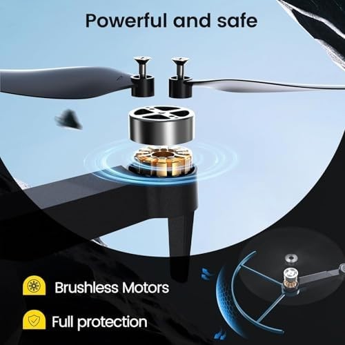 Foldable Drone with 1080P HD Camera, Brushless Motors, 32Min Flight Time, FPV