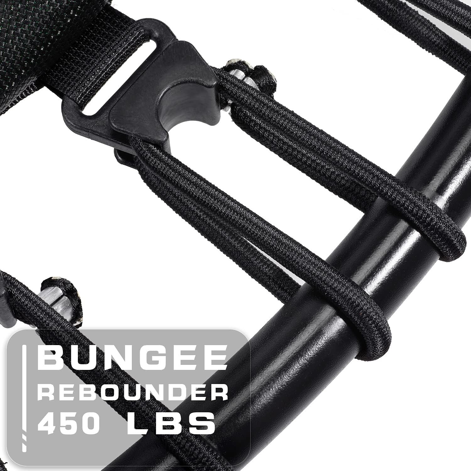 40in Heavy Duty Rebounder Mini Trampoline Quiet Bungee 200KG