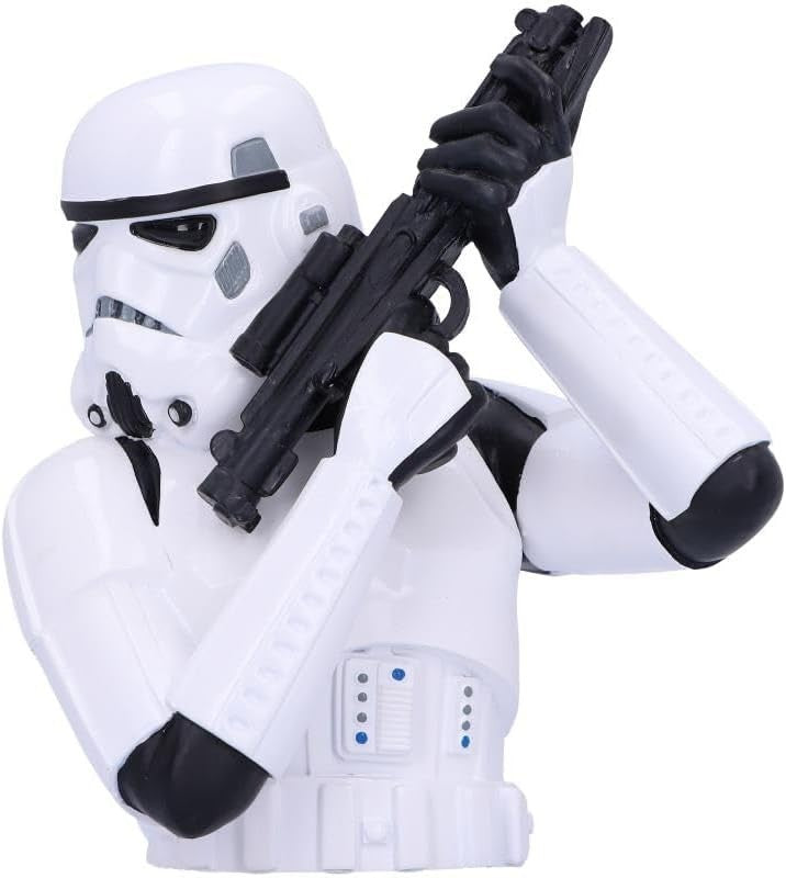Stormtrooper Bust Figurine Resin Statue 14.2cm Sci-Fi Decor Collectible Gift