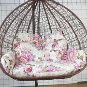 Waterproof Double Egg Chair Hammock Swing Seat for 2 w/ Cushions Outdoor