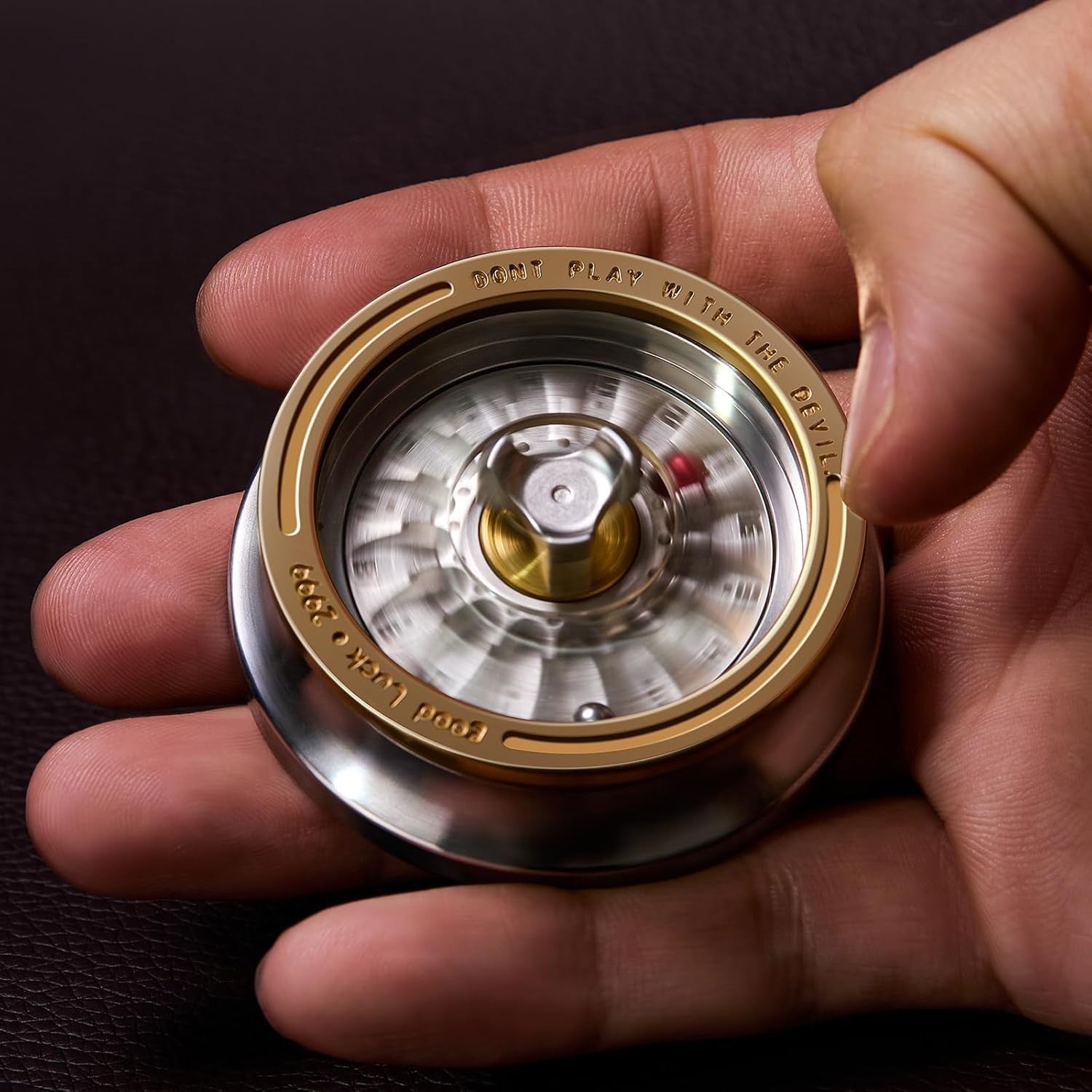 Metal Roulette Fidget Spinner EDC Stress Relief Pocket Gyro