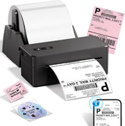 Bluetooth Thermal Shipping Label Printer 4x6 with Holder