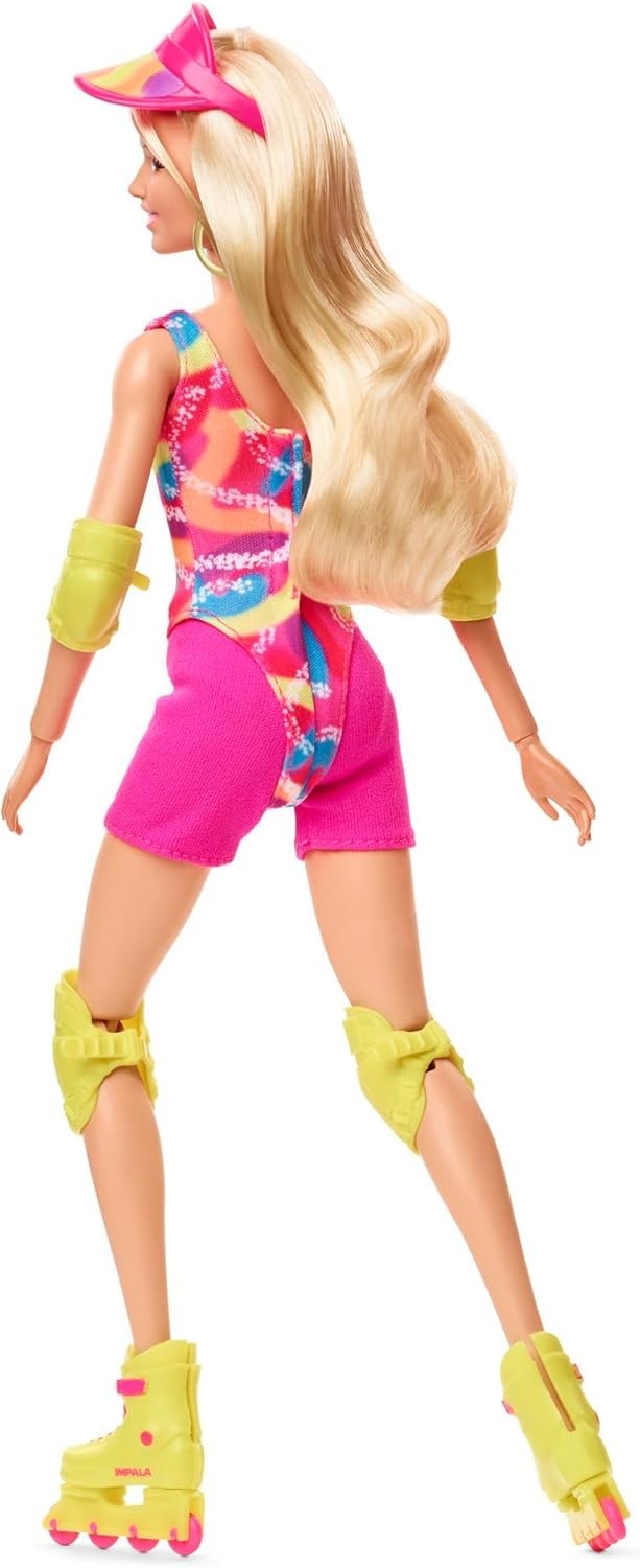 Movie Skater Fashion Doll Neon Outfit Inline Skates Collectible