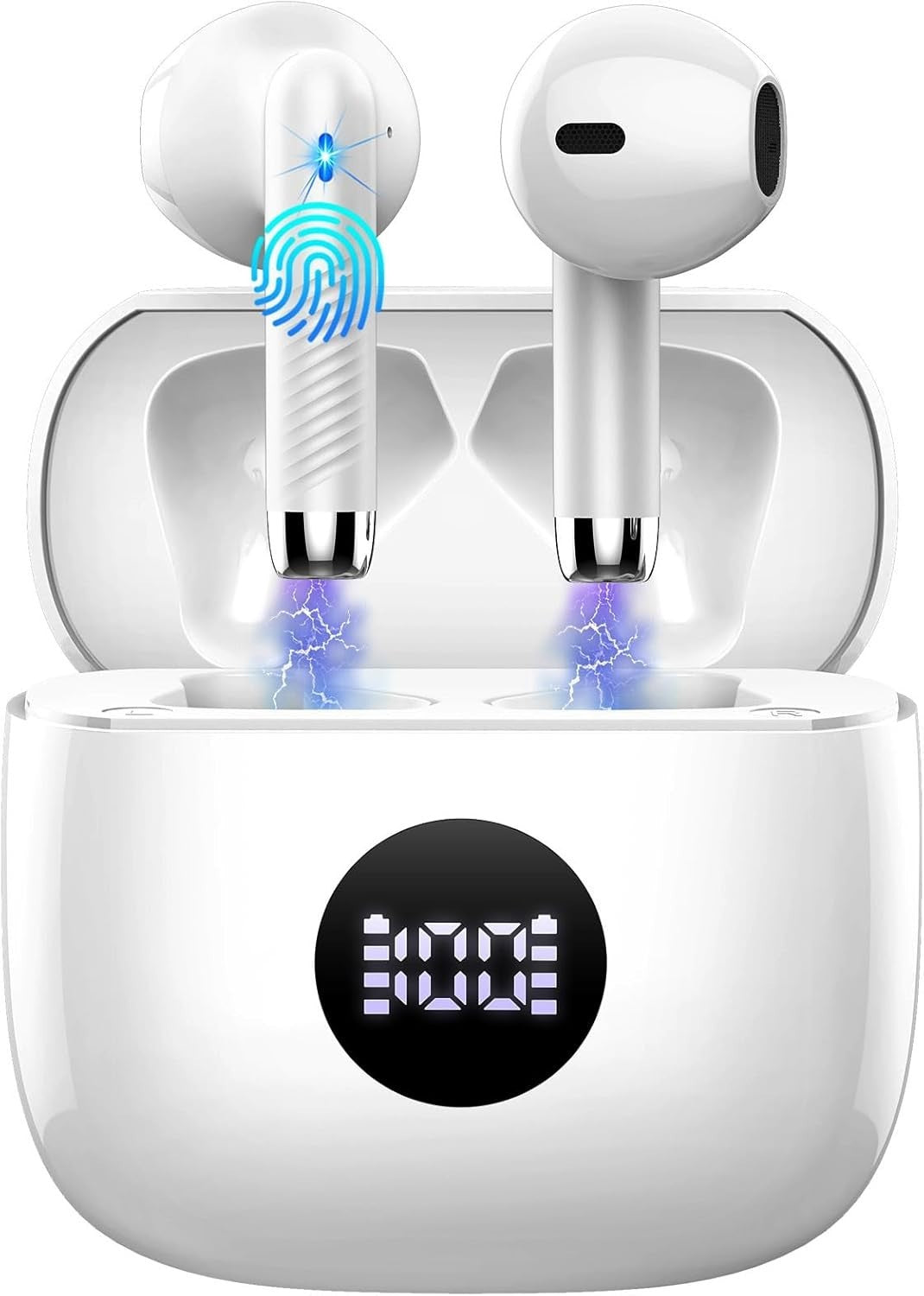 Wireless Earbuds Bluetooth 5.4 ENC Noise Cancelling 40H Playback IP7