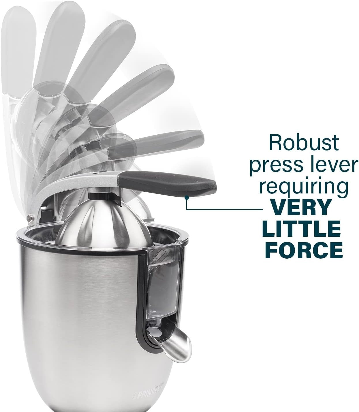 Electric Citrus Press 300W Stainless Steel Lever Juicer Drip Free