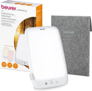 White SAD Light Therapy Lamp 10000 Lux Daylight Simulation Dimmer Stand