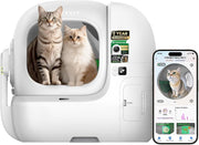 AI Self Cleaning Cat Litter Box Camera App Control 76L Multi Cat