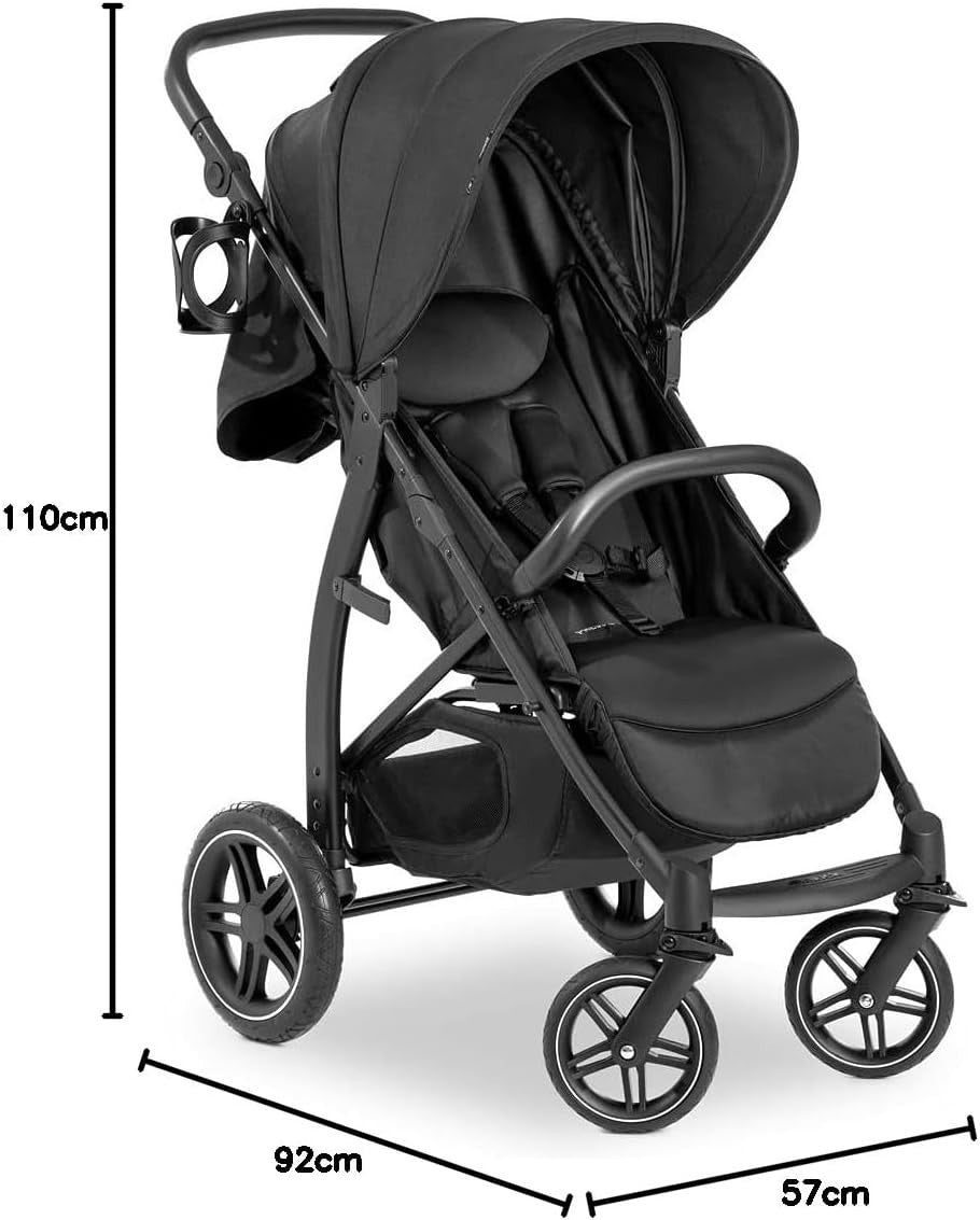 Lightweight Baby Buggy One-Hand Fold Recline UPF50+ Pushchair