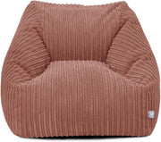 Blush Pink Kids Corduroy Bean Bag Chair Snuggle Armchair Washable Seat