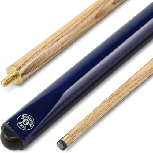 57in Snooker Pool Cue 9.5mm Tip Ash Shaft Centre Joint Gloss 2pc