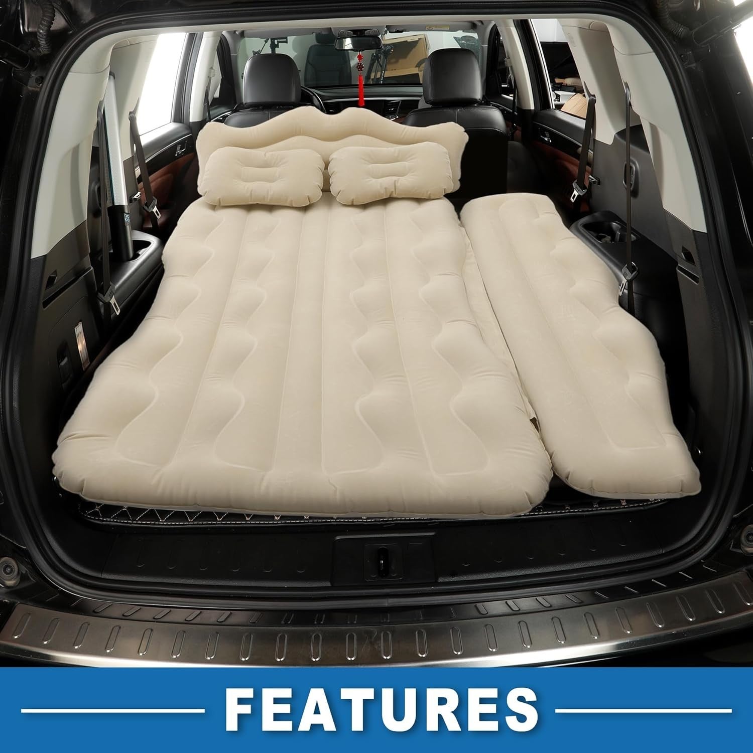 Car Air Mattress for Back Seat | Camping Bed 170x110x14cm Portable