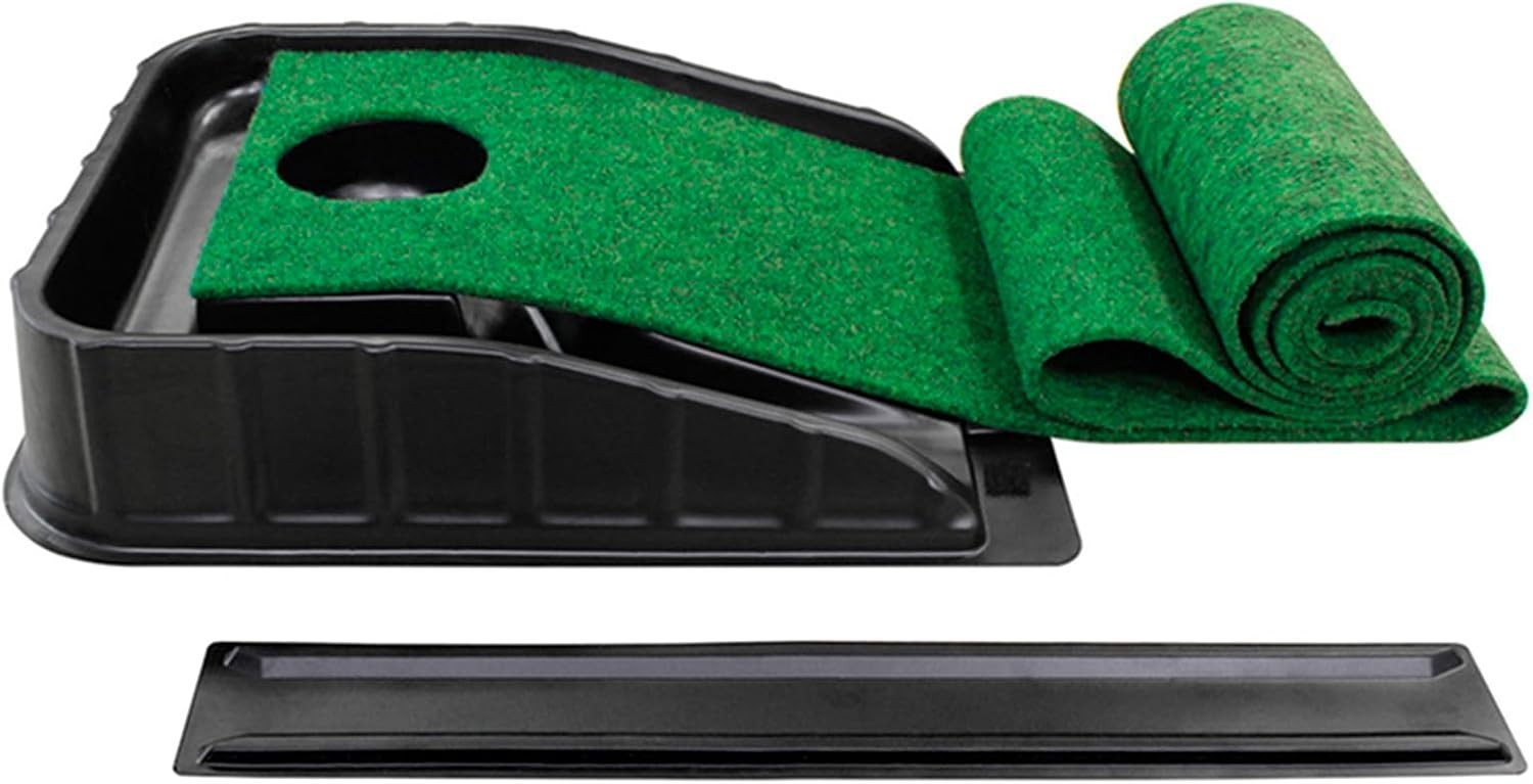 Golf Putting Mat Automatic Ball Return Indoor Outdoor Training Green