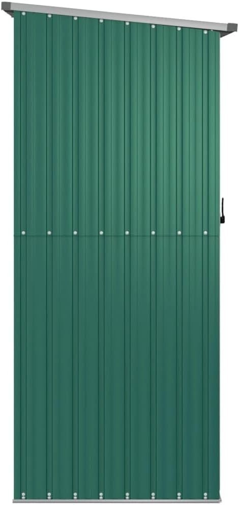 Metal Garden Shed Outdoor Storage House with Lockable Door Tool Organiser 210cm