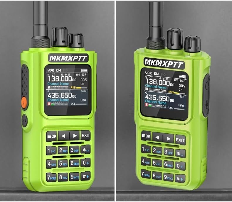 10W Dual Band Walkie Talkie GPS 6000mAh Dual Display Long Range