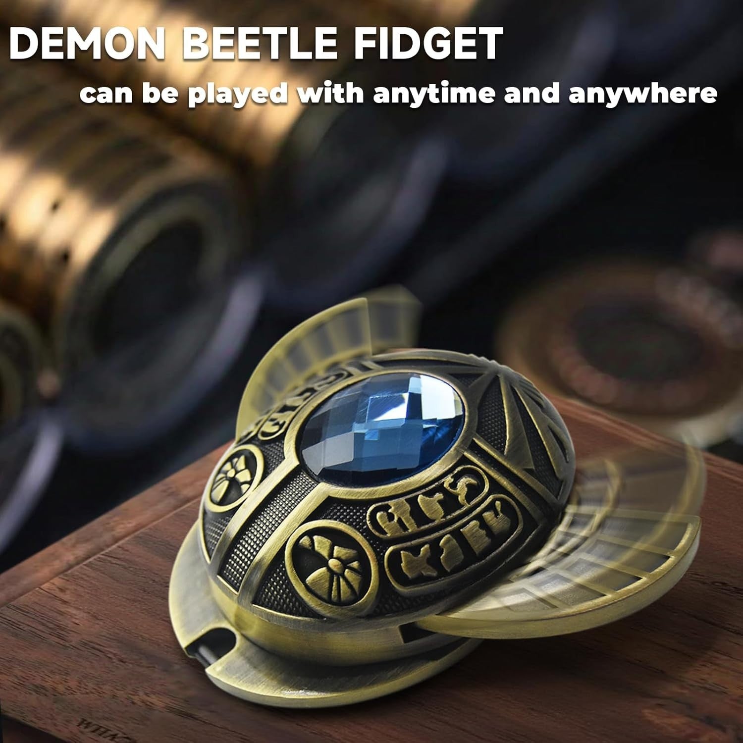 Mechanical Haptic Fidget Slider EDC Stress Relief Pocket Desk Toy