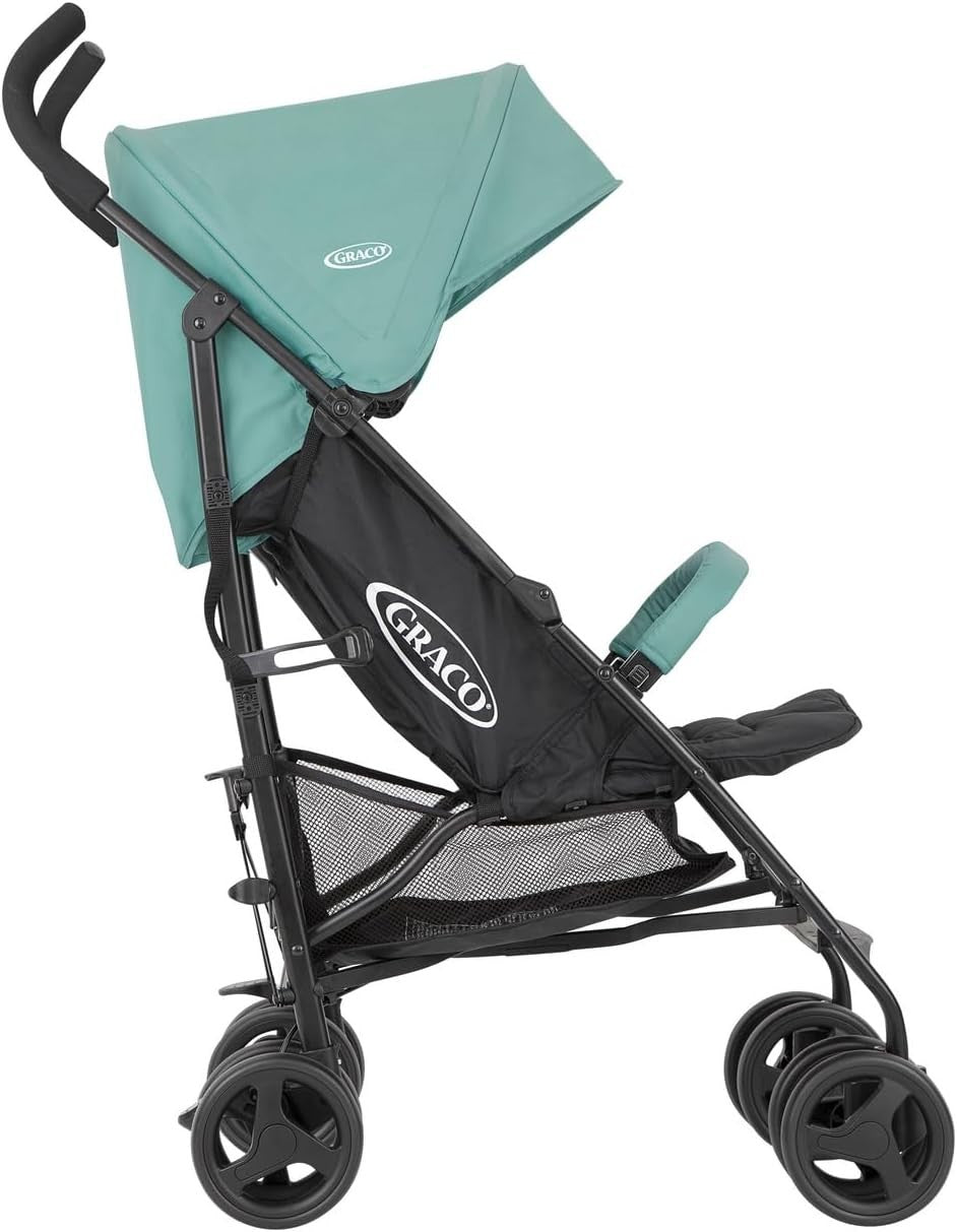 Lightweight Compact Stroller Travel Pushchair Multi-Recline 0-15kg Mint