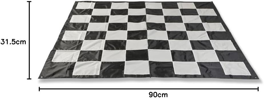 Giant 90cm Outdoor Mega Chess Set with Board Mat & Storage Bags | UV-Pro Chess