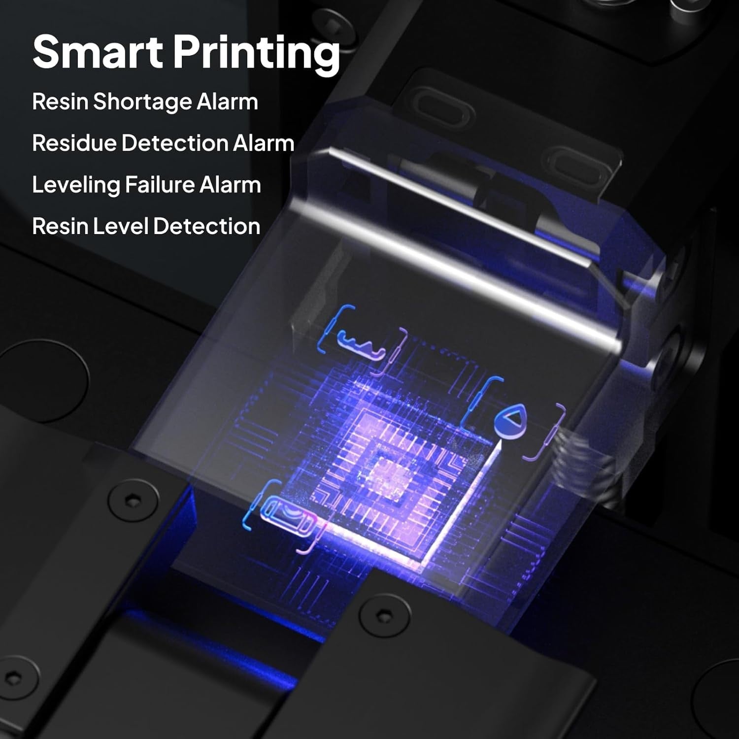 16K Resin 3D Printer Smart Heated Tank AI Camera Fast MSLA