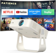1080P Netflix Smart Mini Projector 4K Support WiFi Bluetooth Auto Focus