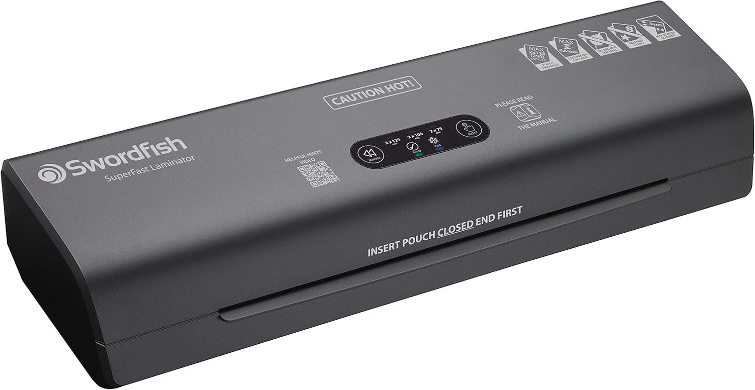 A3 Laminator Super Fast 1 Min Warm Up 4 Roller Auto Reverse Hot Cold
