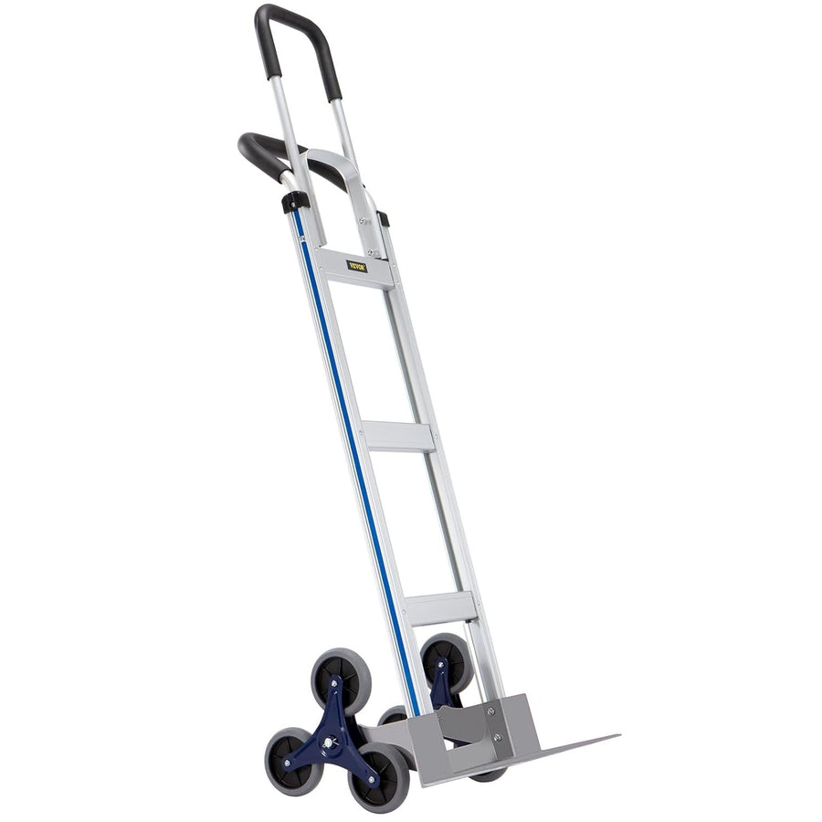 Stair Climbing Hand Truck 550lb Heavy Duty Aluminum Dolly Dual Handle