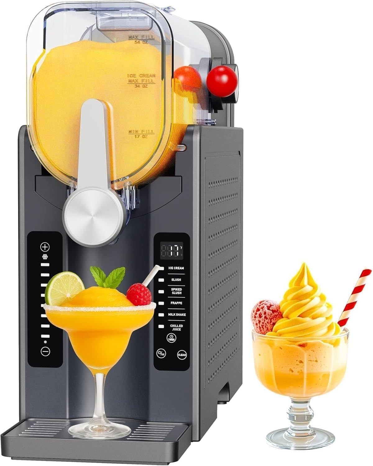 High-Capacity Slushie & Frozen Drink Maker | Self-Cleaning | No Ice Needed