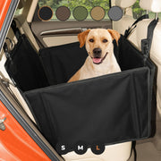 Waterproof Dog Car Seat Large Pet Booster Back Seat Carrier Safety Belt