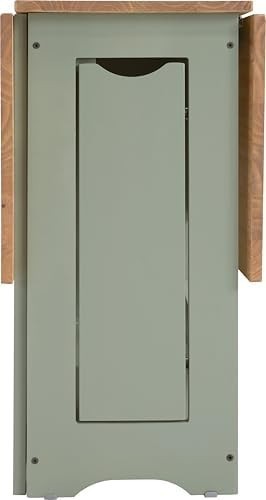 Space-Saving Butterfly Dining Set 4 Chairs Green Rustic Pine