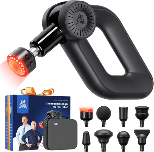 Professional Deep Tissue Massage Gun Infrared Heat 16mm Amplitude OLED