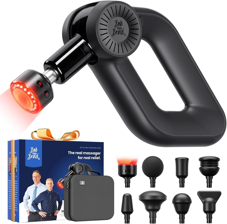 Professional Deep Tissue Massage Gun Infrared Heat 16mm Amplitude OLED