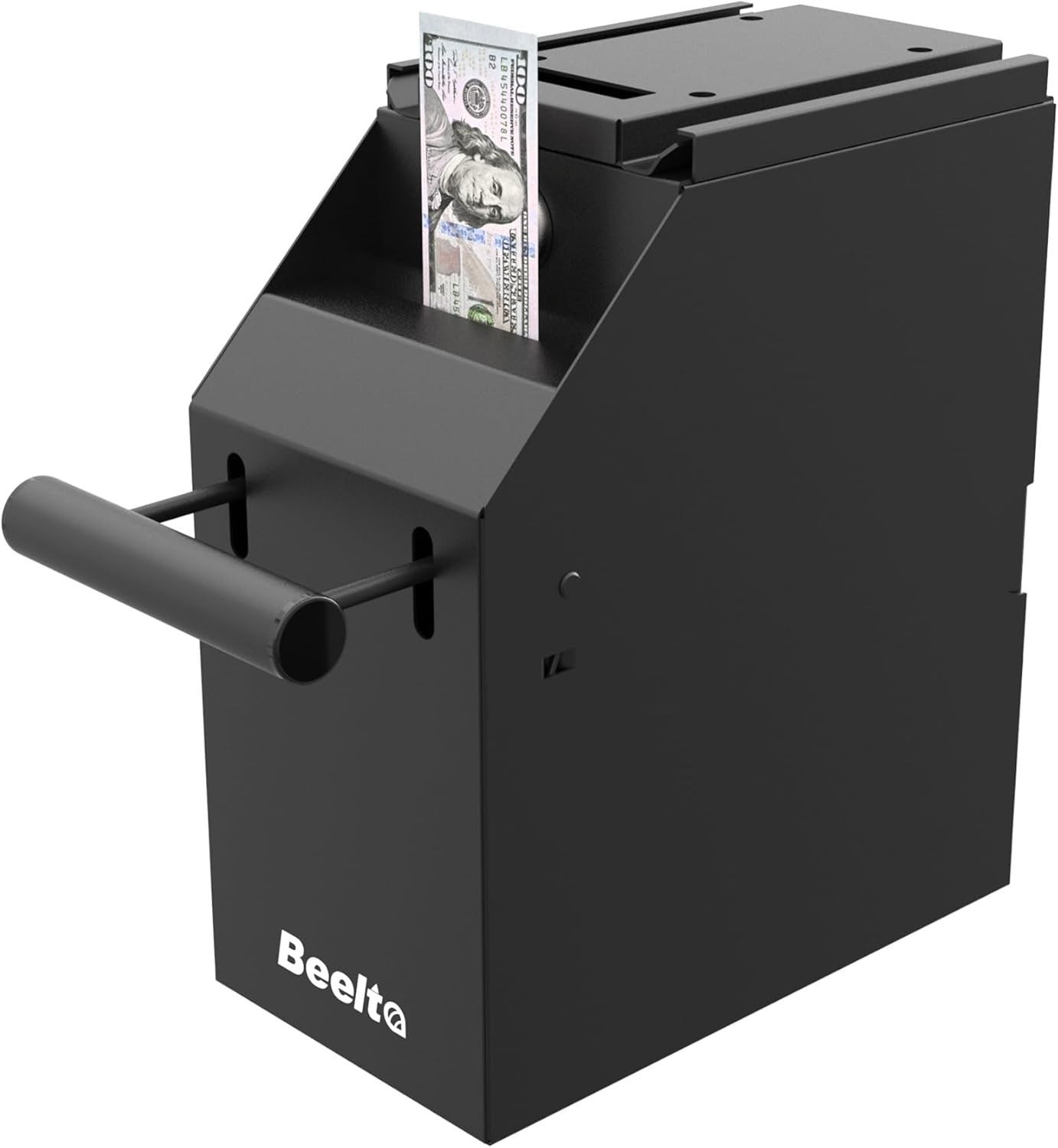 Under Counter Cash Safe Deposit Box Key Lock 400 Note Capacity