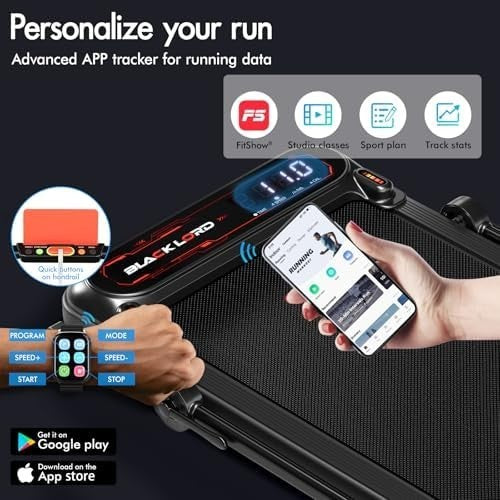4-in-1 Foldable Walking Treadmill 3HP Incline Home Office Gym Pad