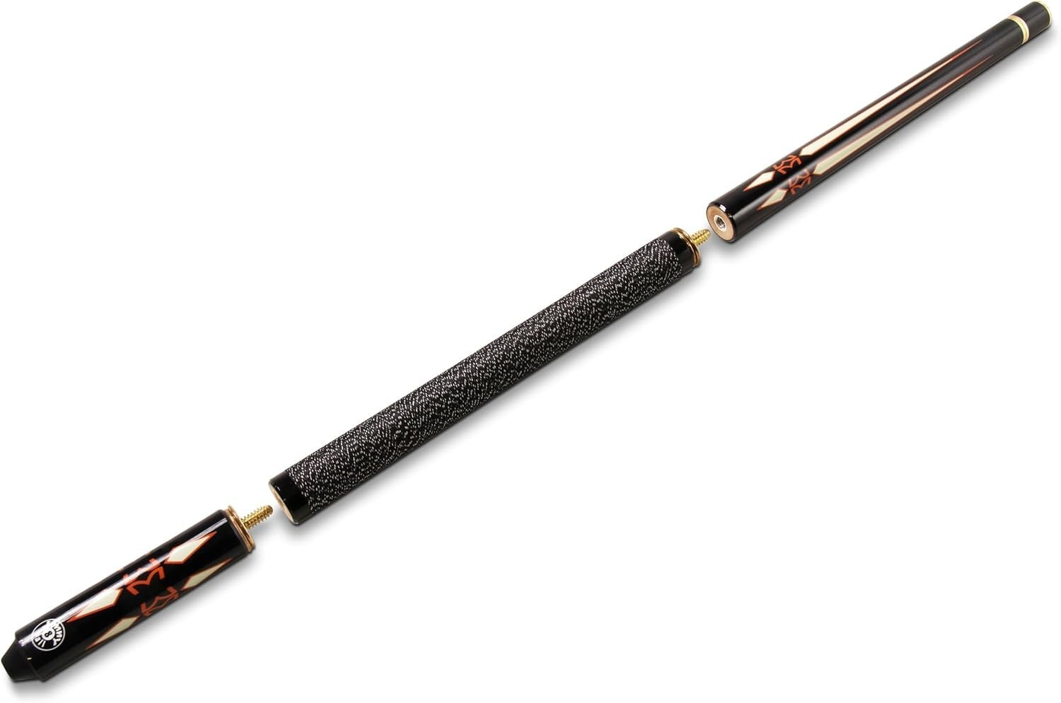 Adjustable Pool Cue 57–45in Ash Wood 9mm Tip 4pc Space Saver