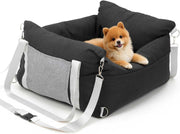 Dog Car Seat Booster Bed Waterproof Travel Carrier Cushion Safety Leash