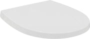 Tirso Oval Wrapover Soft Close Toilet Seat White Antibacterial Duroplast