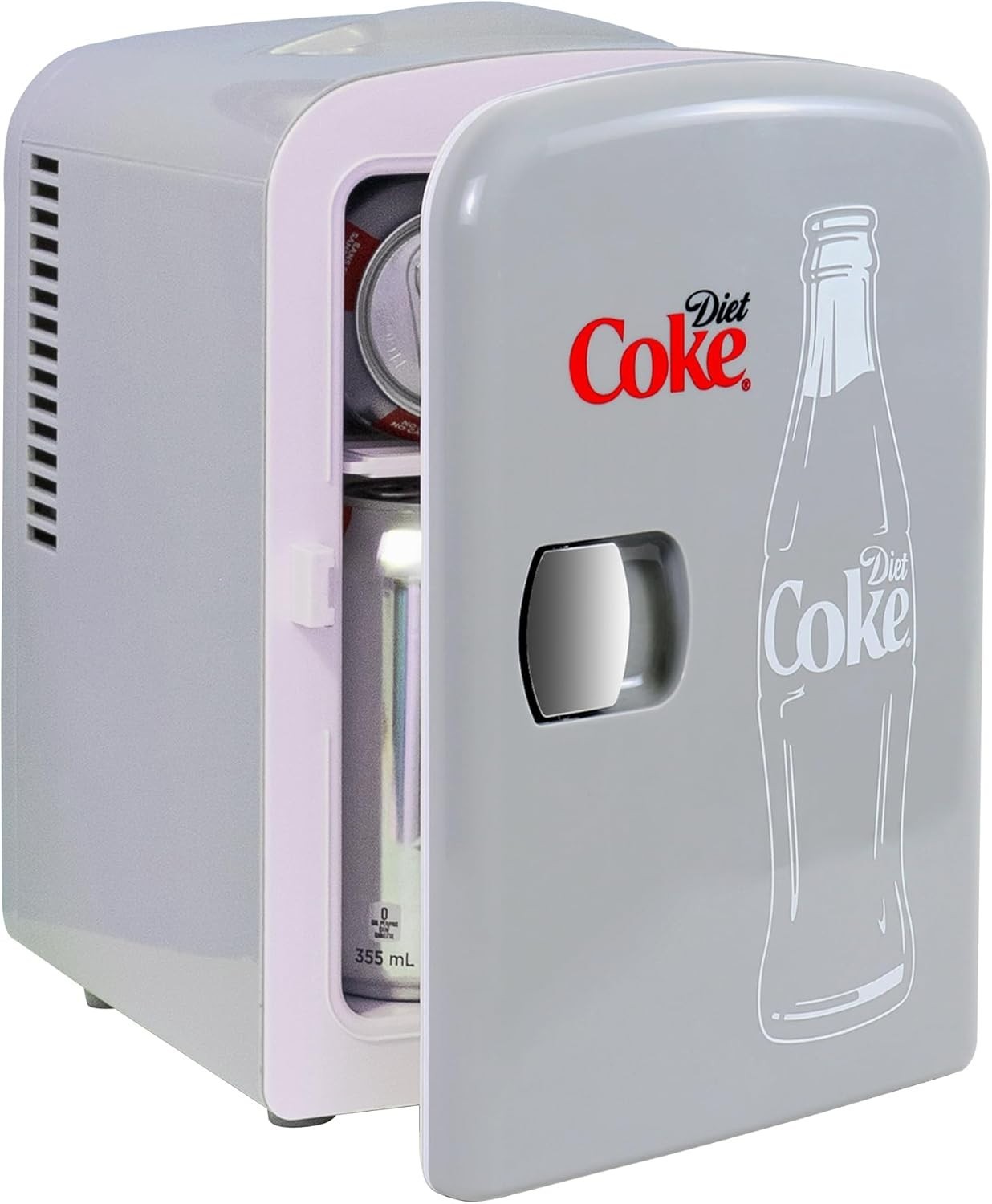 Diet Coke 4L Mini Fridge Portable Cooler Tabletop 12V AC/DC